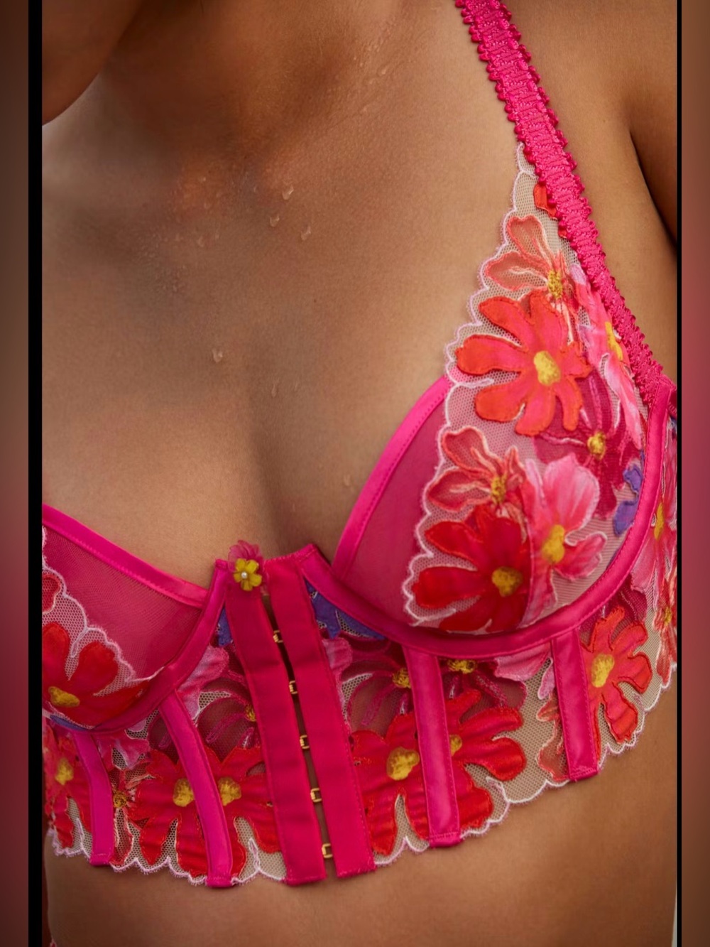 For Love & Lemons Anemone Balconette Bra